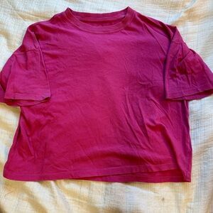 SO hot pink Crop top
